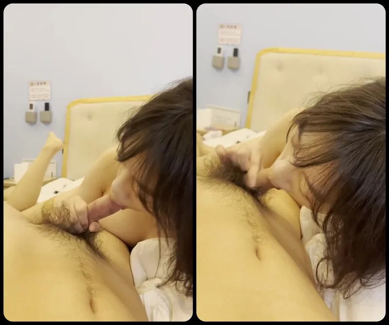 Em ghệ ngoan bú láp thằng nhỏ bự của anh